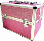 TC-1066R Metallic Cosmetic Case Pink H28xW36.5xD23.5cm