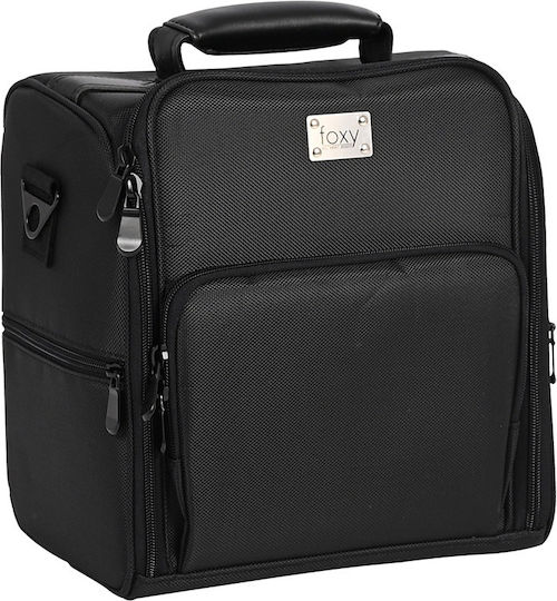 Koncai Fabric Cosmetic Case Black H31xW28xD20cm