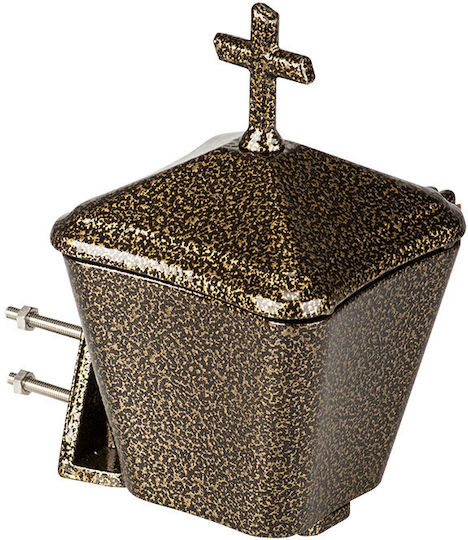 Vrochidis Aluminum Grave Censer 10x10x10cm