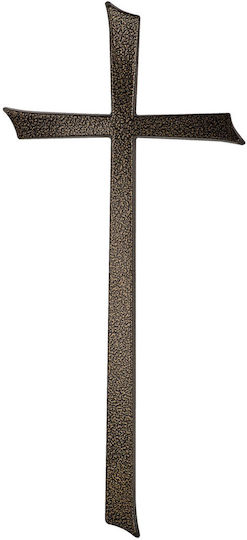 Vrochidis Aluminum Memorial Cross 20x45cm
