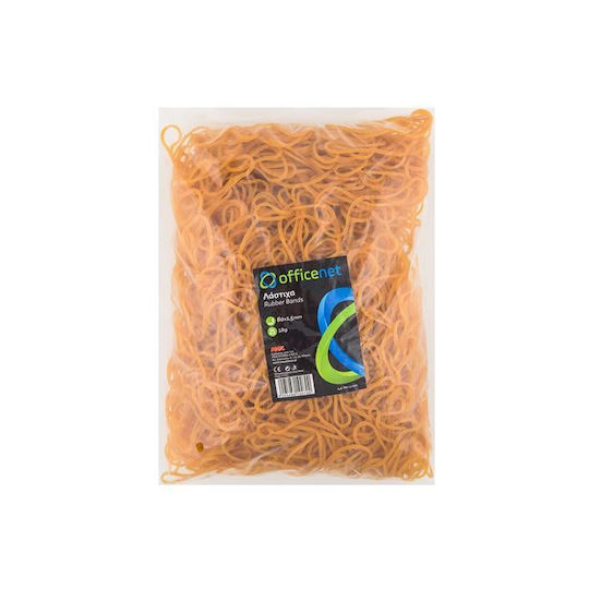 Officenet Gummibänder Verpackung mit Durchmesser 80mm Braun 1000gr