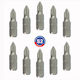 SKS Tools Σετ 10 Μύτες Κατσαβιδιού Σταυρός
