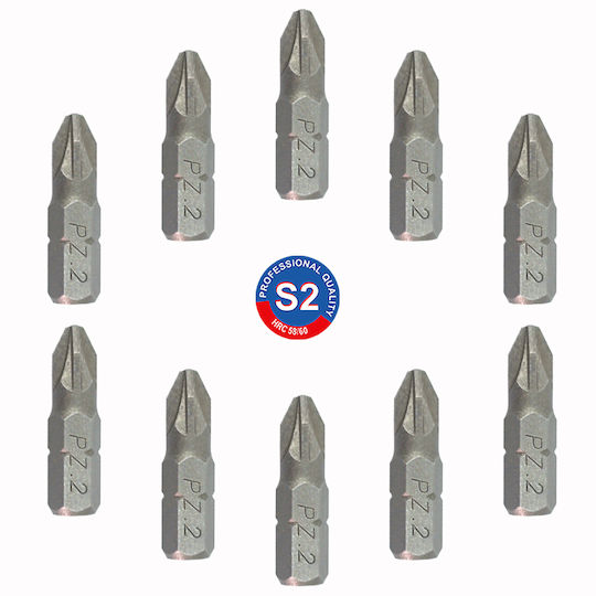 SKS Tools Σετ 10 Μύτες Κατσαβιδιού Αστέρι