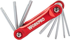 WorkPro Allen-Schlüssel-Set mit 8 Schlüsseln