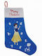 Christmas Decorative Blue Socks