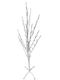 cu lumină LED Decorațiune de Crăciun Brad Aspect natural 120cm. Electrică Alb