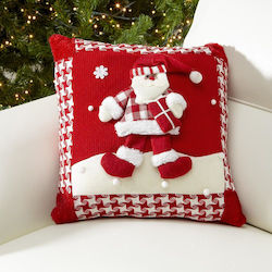 Christmas Decorative Square Pillowcase Red 40x40pcs