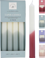 Koopman Light Blue Candle 4 Pieces