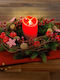 Christmas Plastic Red Battery Candle