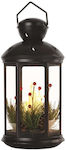 Emos Christmas Black Battery Lantern