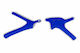 UFO Motorcycle Frame Protectors Yamaha YZ 250 / YZ 125 Blue