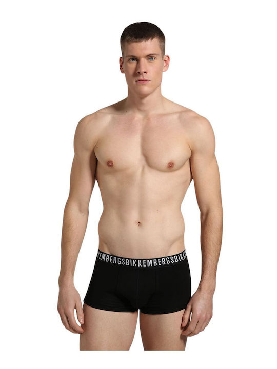 Bikkembergs Herren Boxershorts Schwarz 3Packung