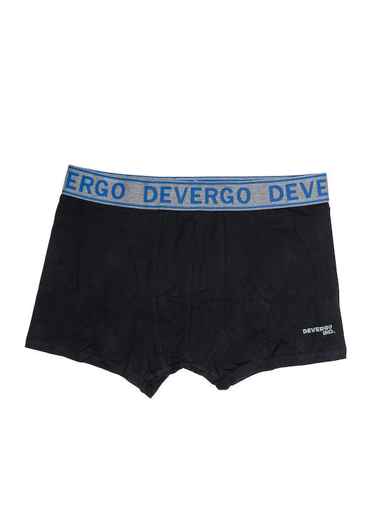 Devergo Herren Boxershorts Blau 1Packung