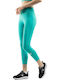 Instruire Colanti de femei Cropped Colanti Turcoaz