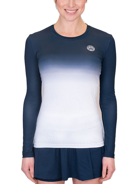 Bidi Badu W1330001-DBLWH Women's Tennis Blouse ...