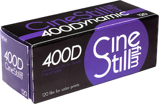 CineStill Film Farbe 400 Dynamic Rollfilm 120 (36 Belichtungen)