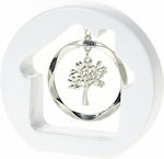 Ceramic House with Tree of Life Silver (9x10x2,2cm) K425, nv23-30-00001-425