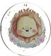 Nuova Vita Lion Hanging Motif for Jewelry Made of Plexiglas 5x5cm 2500071.585