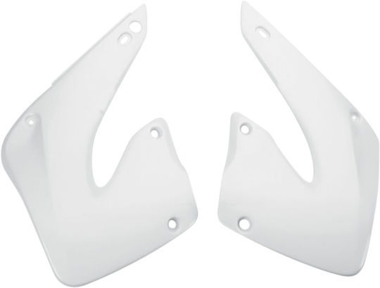 UFO Motorrad-Kühlerschutz Honda CR 250 / CR 125 Weiß