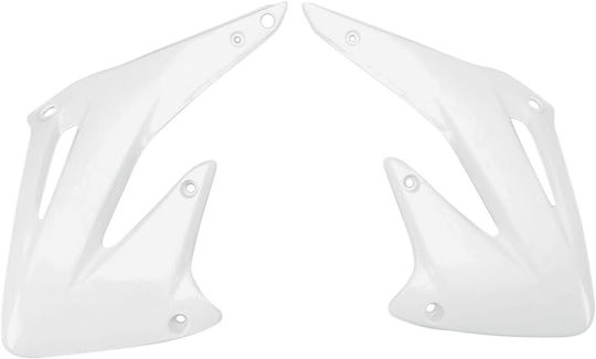 UFO Motorcycle Radiator Protector Honda CRF 450 White