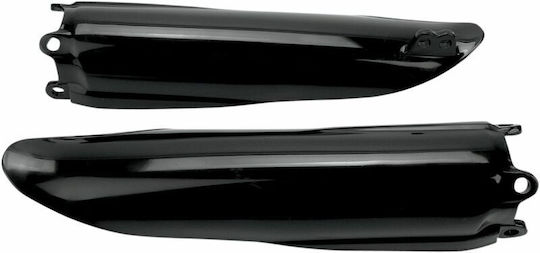 UFO Motorcycle Front Suspension Protectors Yamaha YZ 250 / YZ 125 Black