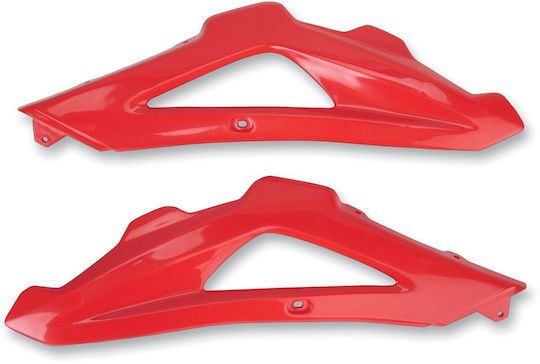 UFO Motorrad-Kühlerschutz Honda CR 125 Rot