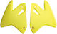 UFO Motorcycle Radiator Protector Yellow