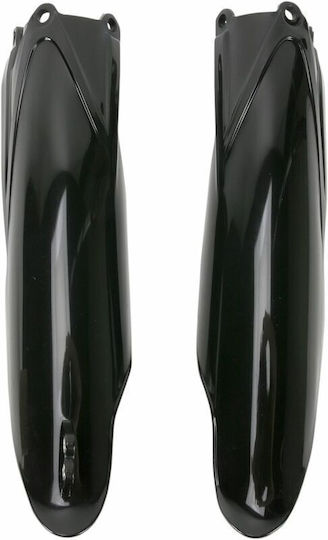 UFO Motorcycle Front Suspension Protectors Yamaha YZ 250 Black