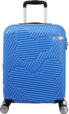 American Tourister Mickey Clouds Cabin Travel Suitcase Hard Blue with 4 Wheels Height 55cm.