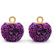 Pom Pom Handwerk Lila
