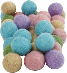 Craft Pom Pom Set of 64pcs