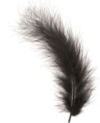Glorex Craft Feathers Black Set of 15pcs