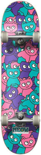 Meow Sticker Pile Complete Shortboard Multicolour