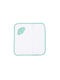 Baby Star Nor Lavetă de Umăr White - Green Verde 30x30εκ.