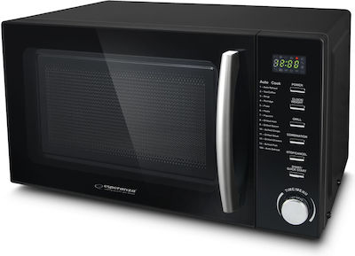 Esperanza Microwave Oven with Grill 20lt Black