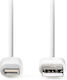 Nedis 233-2479 USB-A to Lightning Cable 12W Λευκό 2m (CCGL39300WT20)
