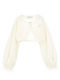 Monnalisa Girls Bolero Jacket with Buttons White