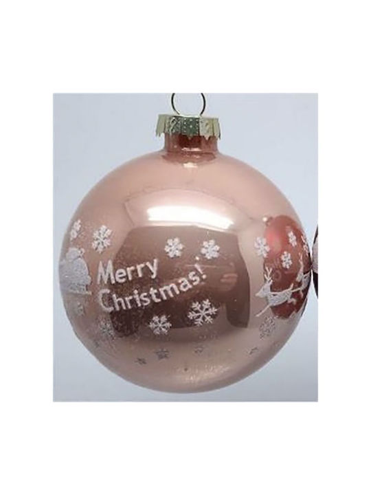 Iliadis Christmas Glass Ball Ornament