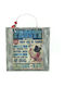 LiebeQueen Christmas Wooden Figure Sign Gray