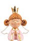 Weihnachtliche Kunststoff Figur Cherub Kupfer Höhe 19cm