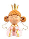 Weihnachtliche Kunststoff Figur Cherub Kupfer Höhe 24cm