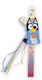 Easter Candle Bluey Round Bluey White