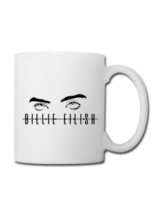 BILLIE EILISH Tasse Keramik Weiß 1Stück