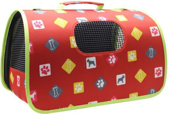 Nunbell Pet Handtasche für Hunde / Katzen Rot L42xB25xH24cm.