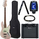 Harley Benton 4-String Electric Bass JB-62CC SP Set Shell Pink