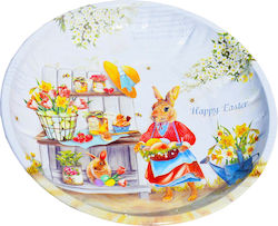 Easter Easter Plate Metallic 20x20pcs