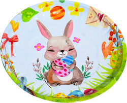 Easter Easter Plate Metallic 20x20pcs