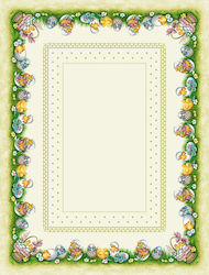 Vassiliadis Bros Easter Tablecloth 240cm