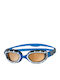 Zoggs Predator Flex Polarized Swimming Goggles Adults with Anti-fog Lenses Blue