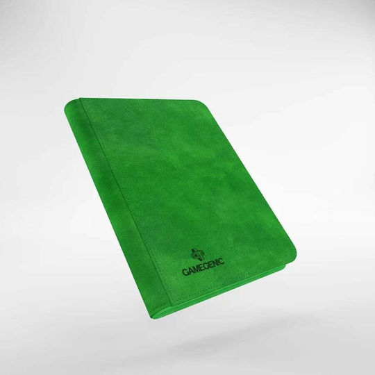 Gamegenic Zip-Up Album 8-Fächer Bindemittel 4-Fächer Standardgröße Grüne